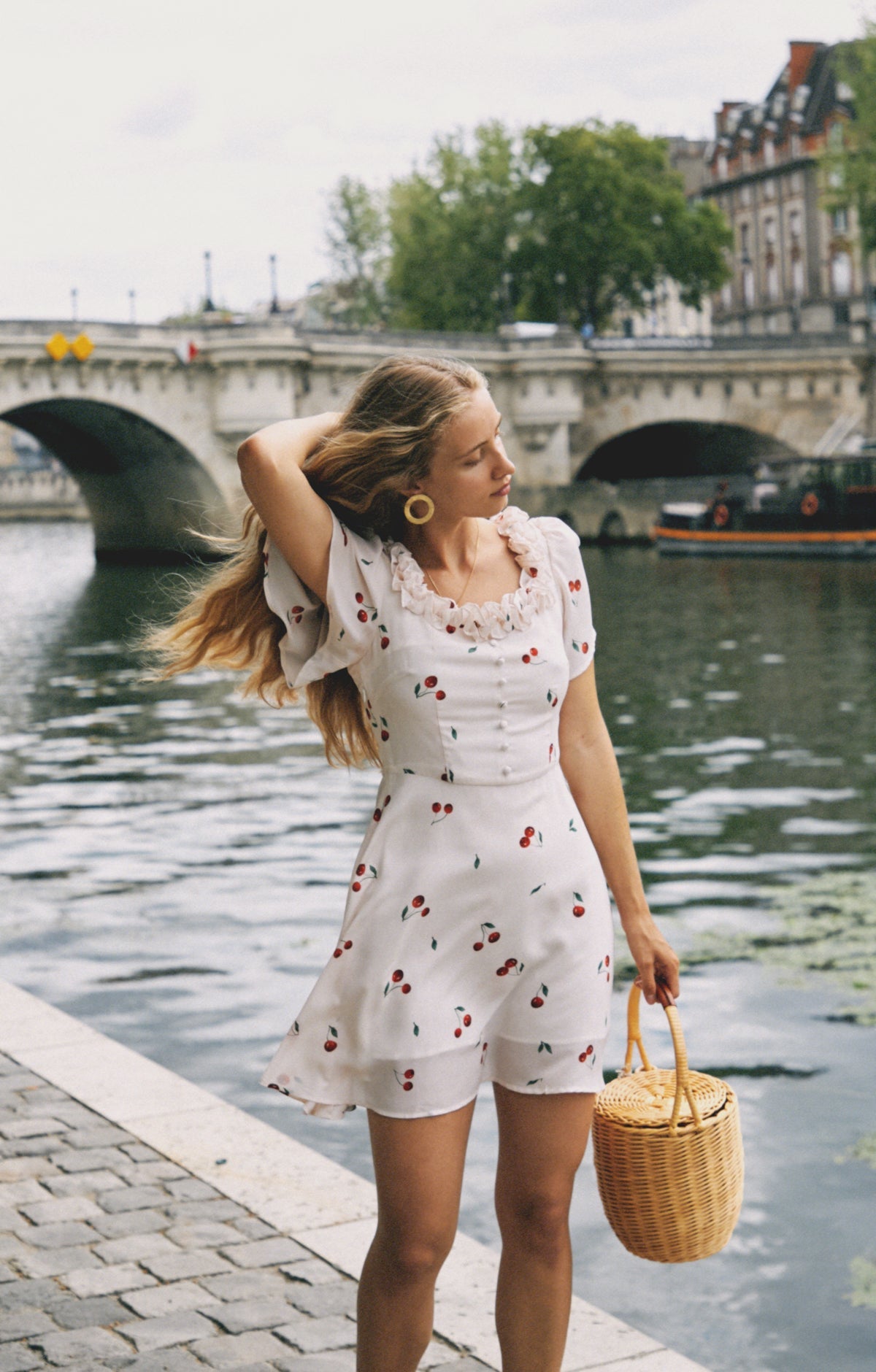 white christmas dresses Small Cherry Pattern Dress By Quaint white christmas dresses Small Cherry Pattern Dress By Quaint